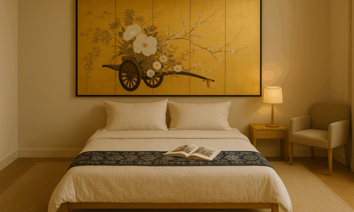 Conseil en art et design d'intérieur : paravent japonais Artivens