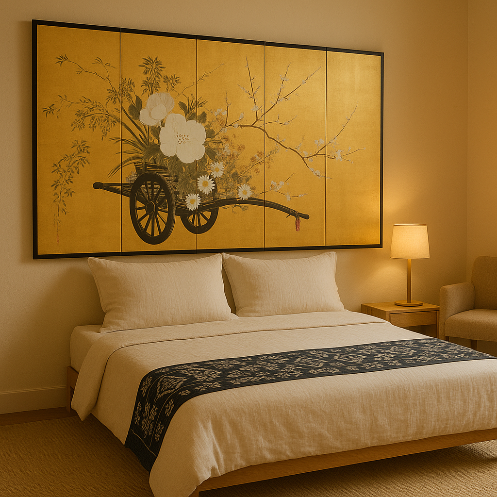 Conseil en art et design d'intérieur : paravent japonais Artivens