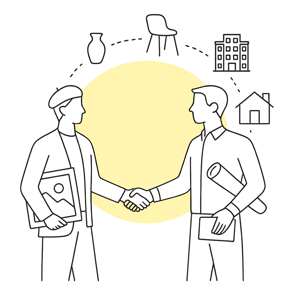 conseil art architecte d'intérieur art advisor