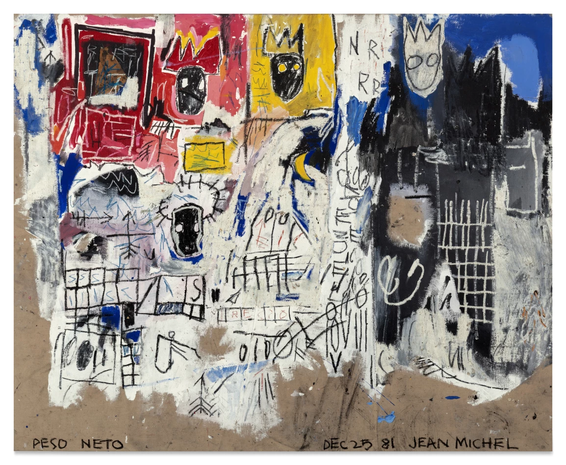 Basquiat Peso Neto Sothebys art market auction