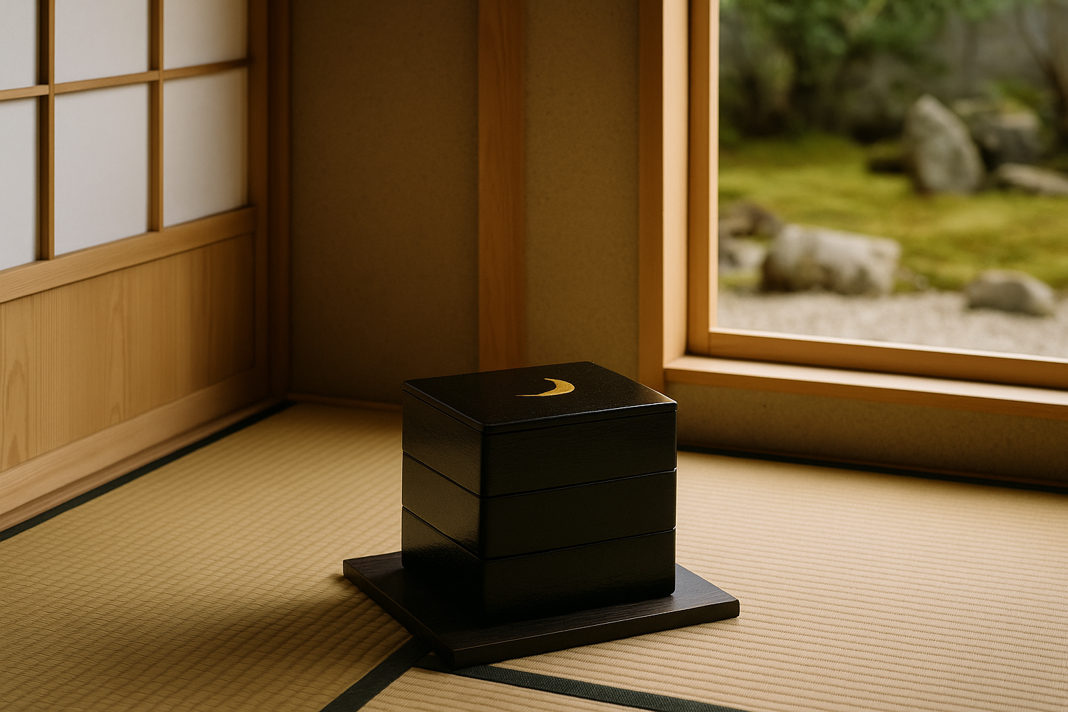 Conseil en art et design d'intérieur : sourcing jubako japon